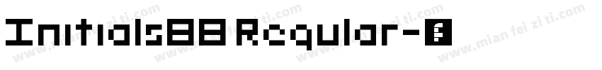 InitialsBB Regular字体转换